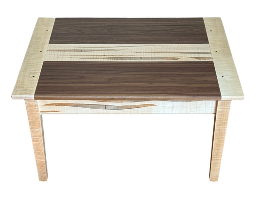 ambrosia Curley maple coffee table 