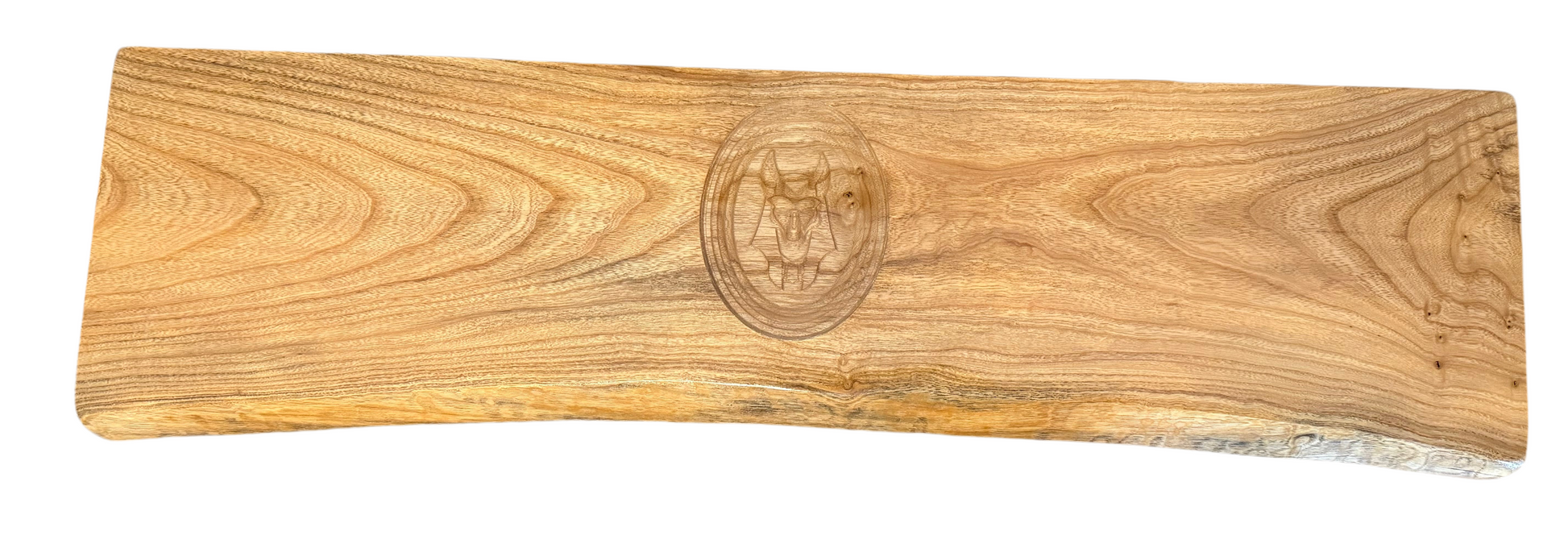 Anubis carved on tale top