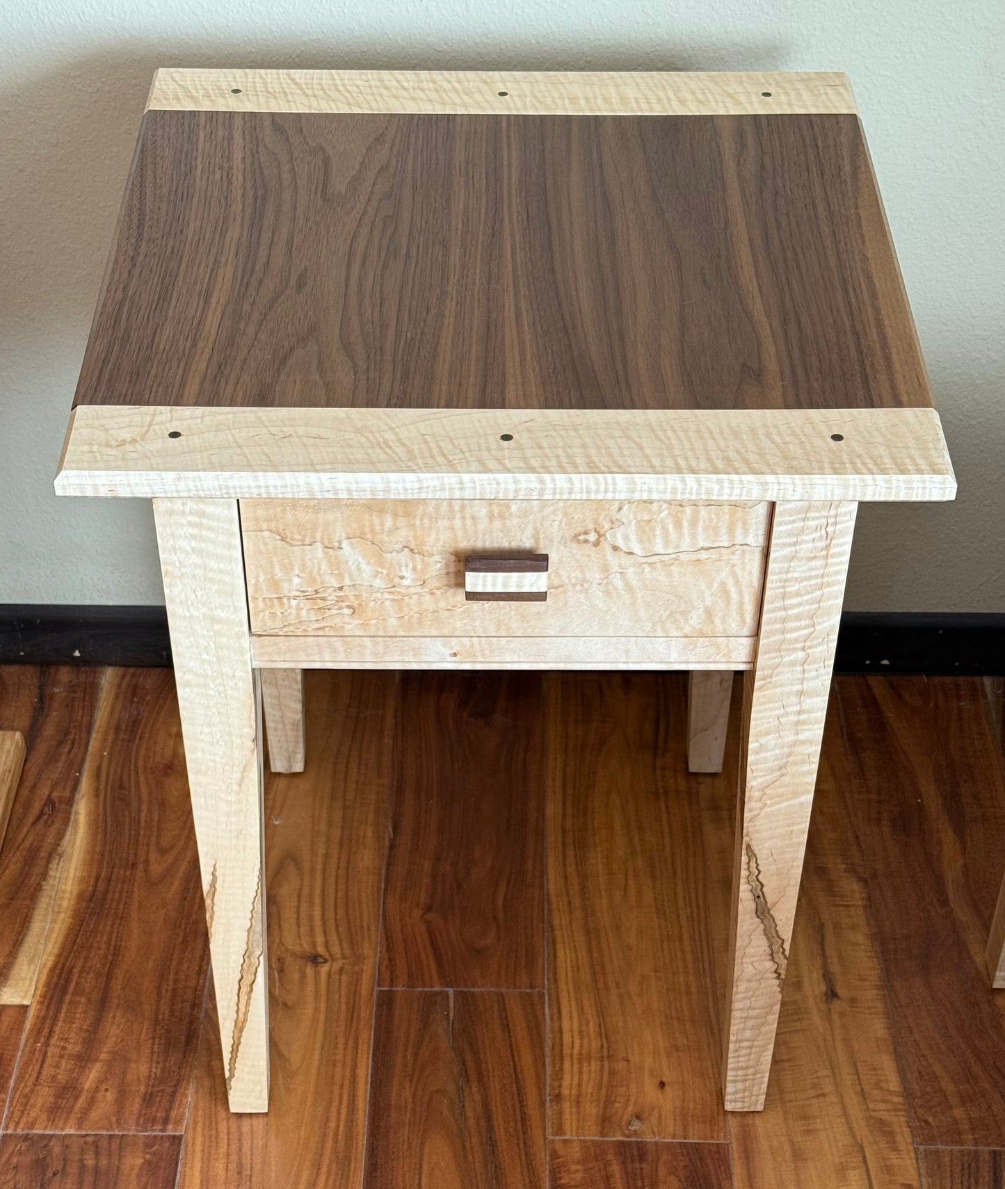 ambrosia Curley maple end table 