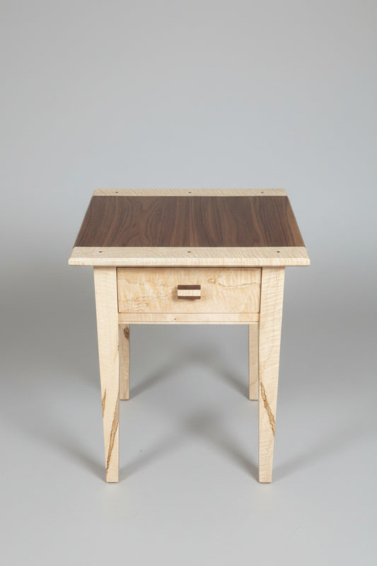 ambrosia Curley maple end table 